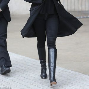 Host Pick Valentino Black Lovestud Boots 37.5 EUC fits 36.5 to 37